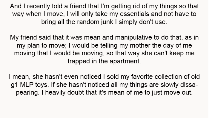 She hasn't even noticed