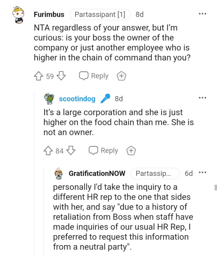 The OP's boss is not the owner of the company