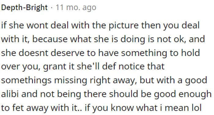 The stepmother's behavior is unfair, and OP shouldn't let her have power over her.