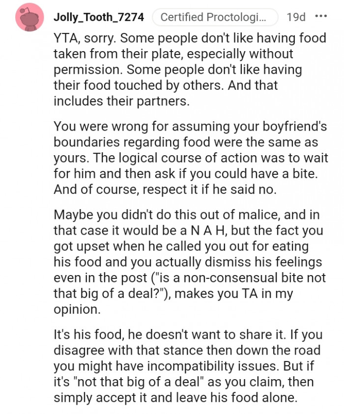 The logical course of action was to wait for him