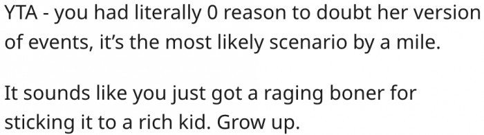 4. She has unresolved issues and needs to work with a counselor.