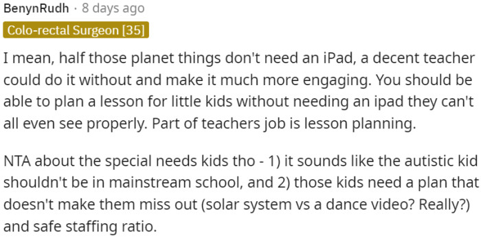 Special needs kids need better planning and a safe staffing ratio