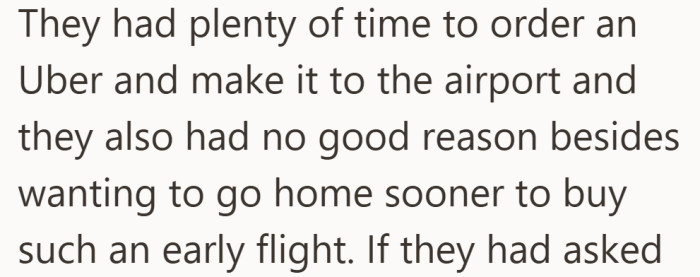 From his point of view, this was a scheduling choice, not a crisis.
