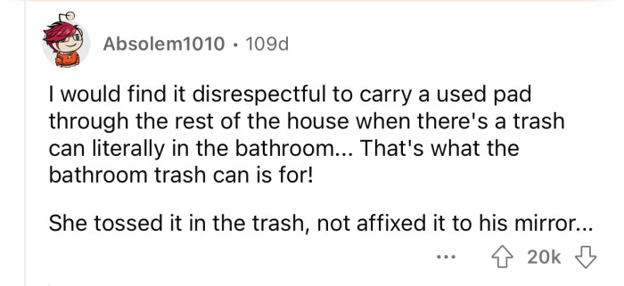 That's the logical and easy thing to do; what was the brother expecting?