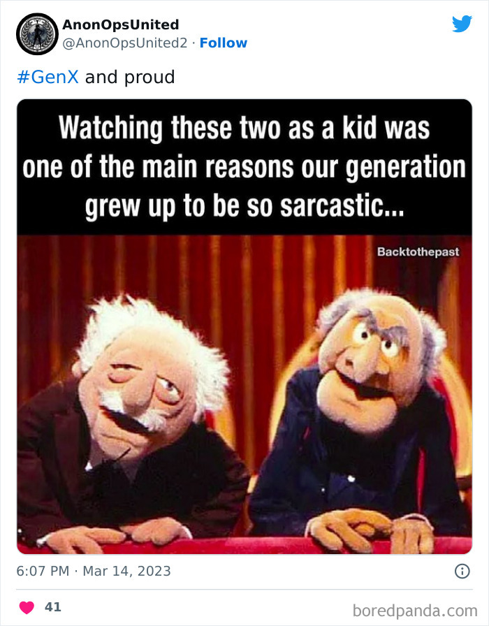 47. Growing up to be sarcastic