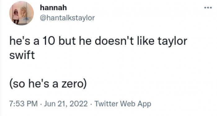 10. I don't know; I might have to disagree with this one because this might make him an 11.