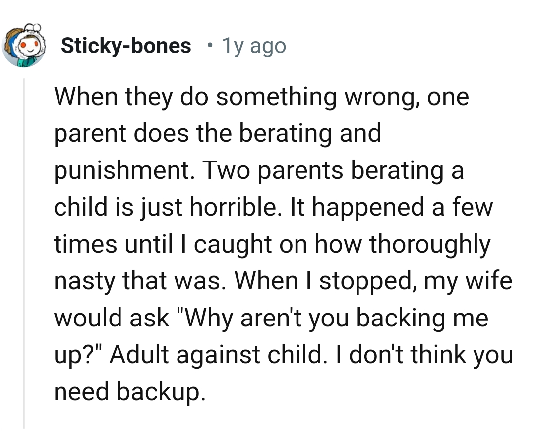 28. The berating and the punishment