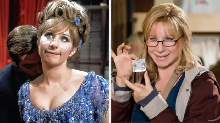 1. Barbra Streisand as Fanny Brice in Funny Girl (1968) and Joyce Brewster in The Guilt Trip (2012)