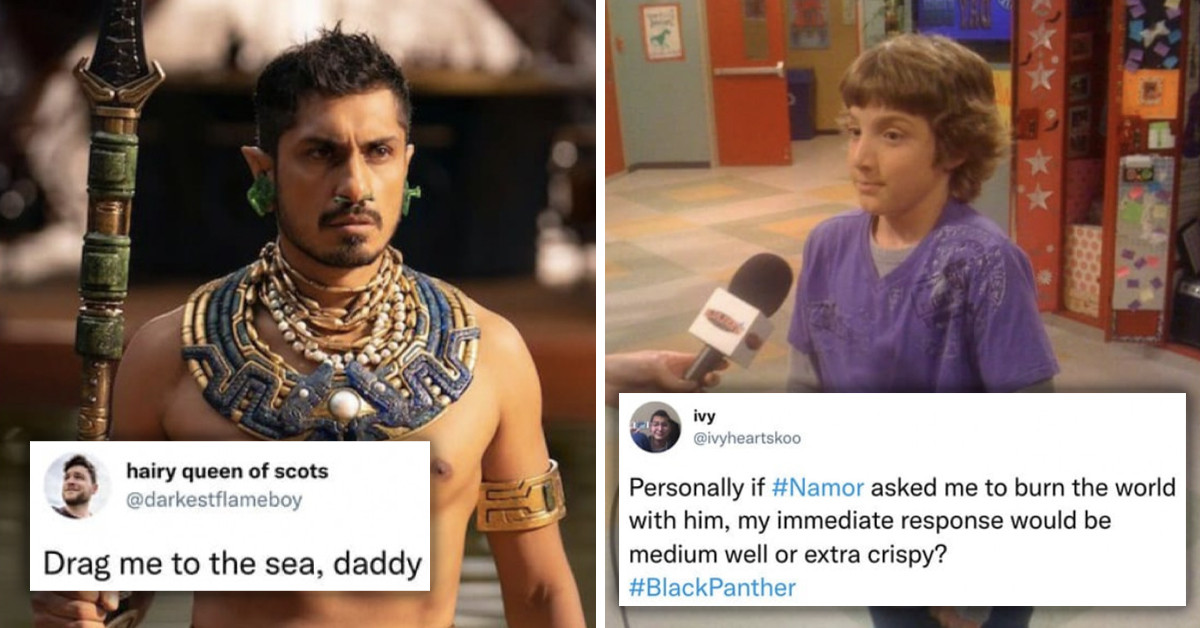 24 Thirsty Reactions To Marvel's Latest Villain Namor In Wakanda Forever