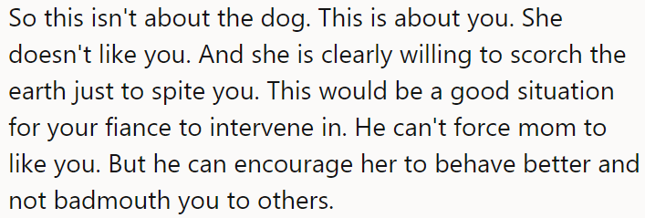 Sound like MIL doesn't like her