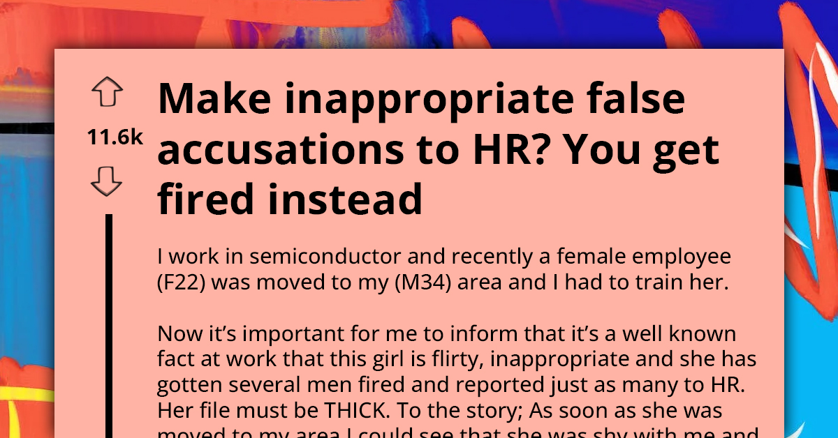 Flirty Colleague Tries to Get Coworker Fired but Gets Fired Herself After HR Discovers the Truth Behind False Accusations
