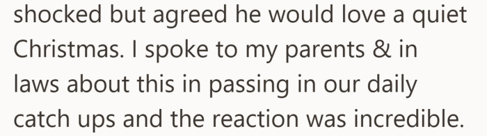 What felt like a calm decision at home turned into a shockwave once the wider family heard about it.