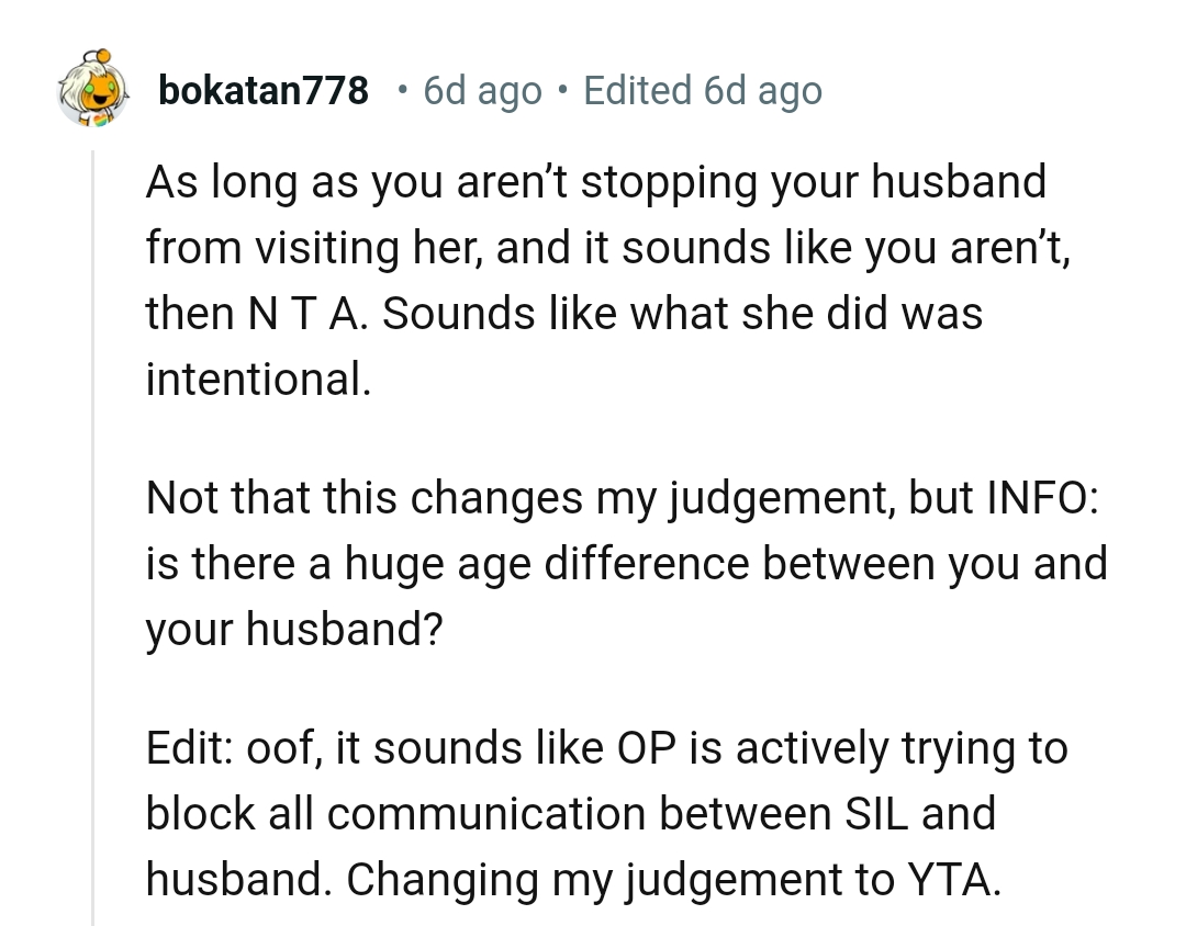 This Redditor changed judgment