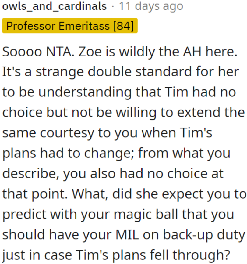 Why is she only extending the courtesy to the single dad? Why is she not as welcoming to the OP's son?