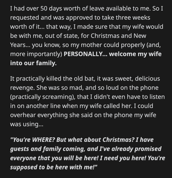 She said she had already told her guests that OP's wife was going to be present. What would she do?