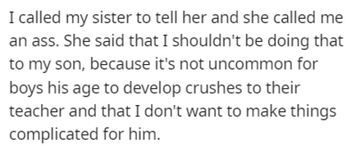 OP grew close to his son's teacher and they agreed to go out once the school year finished