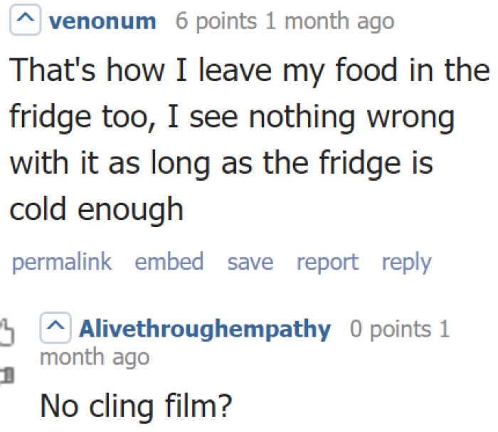 Cling Film Is Important!