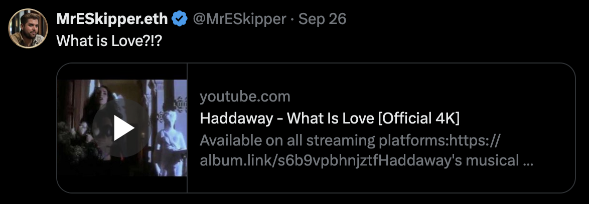 2. Haddaway - What Is Love (1993)