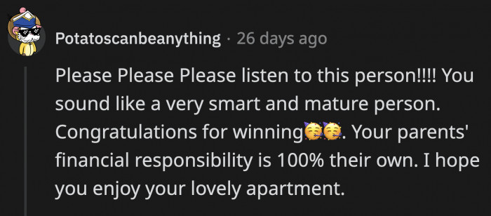 If possible, OP should really do everything she can to maintain a healthy and distant relationship from her family.