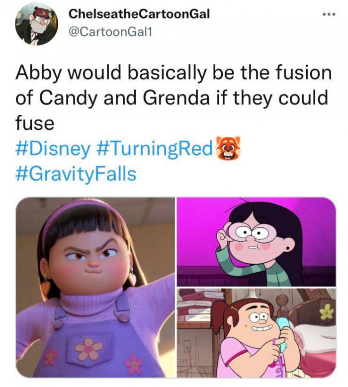 7. If they could fuse, Abby would be a combination of Candy and Grenda.