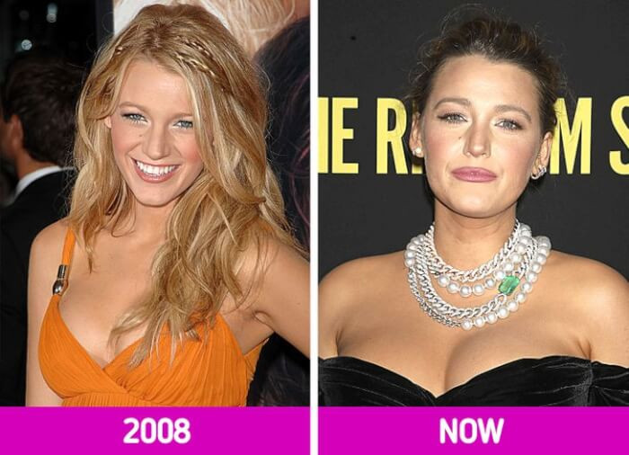 7. Blake Lively was initially known for her tanned complexion and simple clothing