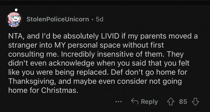 No one would like to be treated this way.