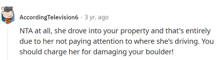 She should pay for the consequences!