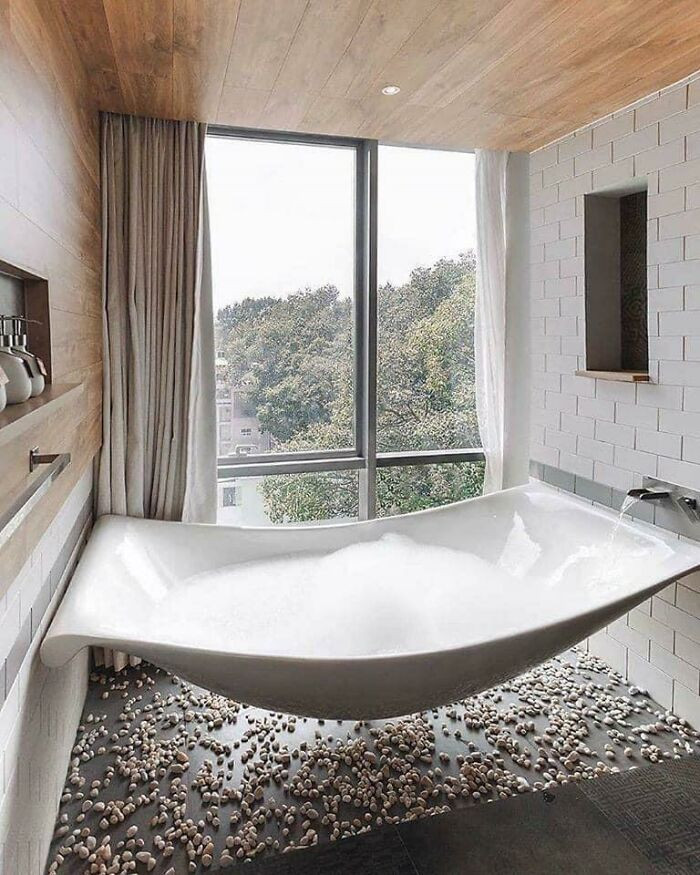 25. Hammock Bathtub