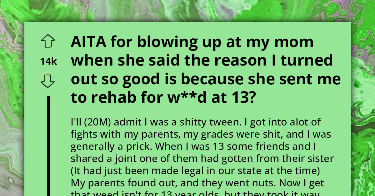 Redditor Explodes at Insensitive Mom During Family Dinner, Blames Her for Deep-Seated Trauma from Forcing Him into Rehab at 13
