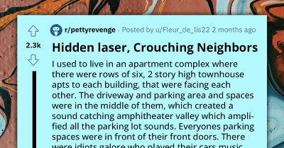 Redditor Reveals the Hilarious Method He Used to Make His Loud Neighbors Scramble for Safety, Restoring Peace and Quiet to the Neighborhood