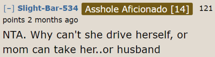 Where is the husband?