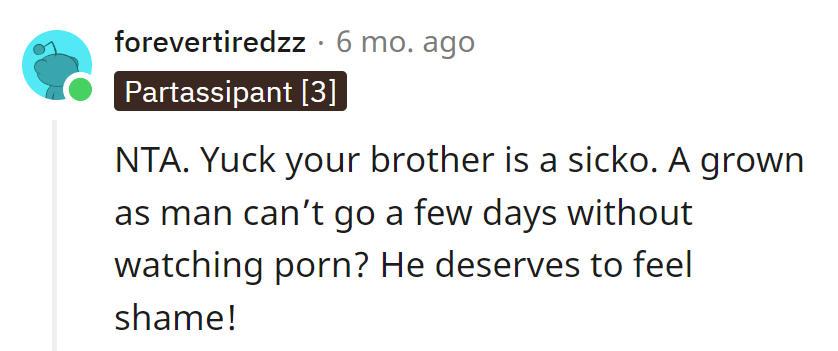 Can't handle a few days without adult content? Captain Cringe needs a reality check, not just Wi-Fi.