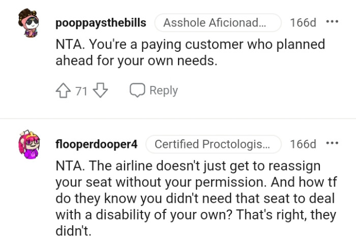 The Airline Just Can't Reassign Seats