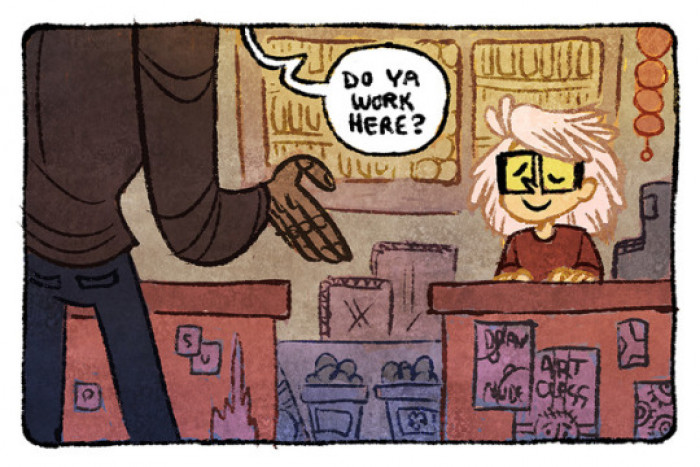 9. No, I just like standing behind the desk