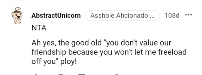 And the comments roll in...