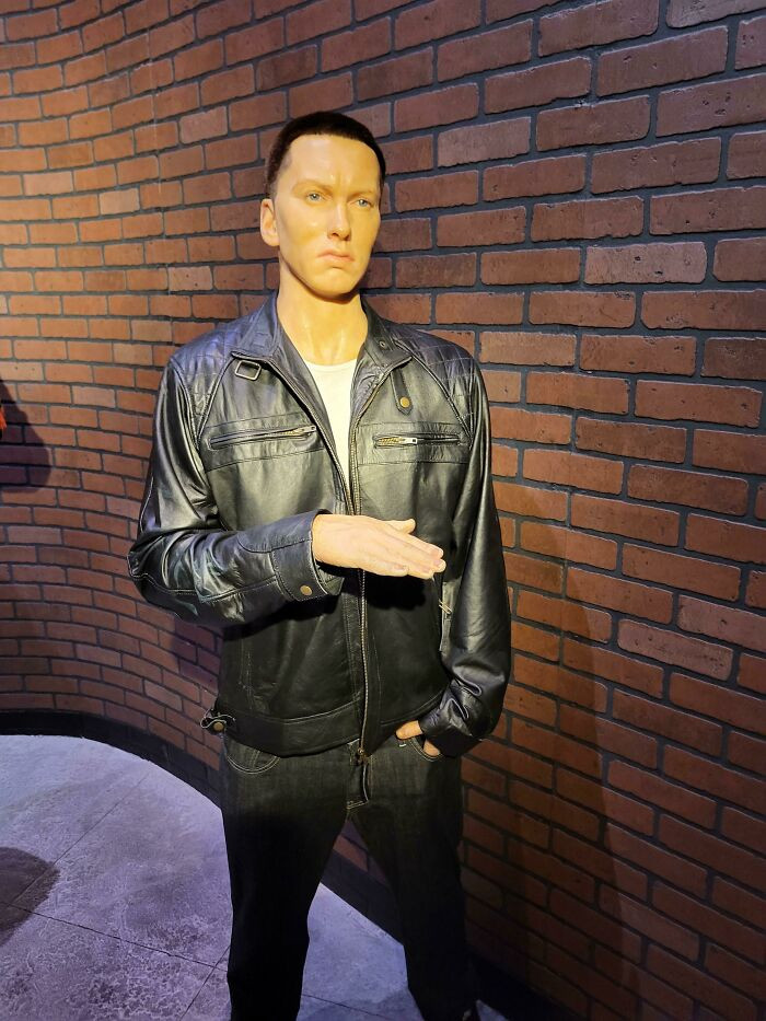 "Eminem Wax Statue At The Hollywood Wax Museum"