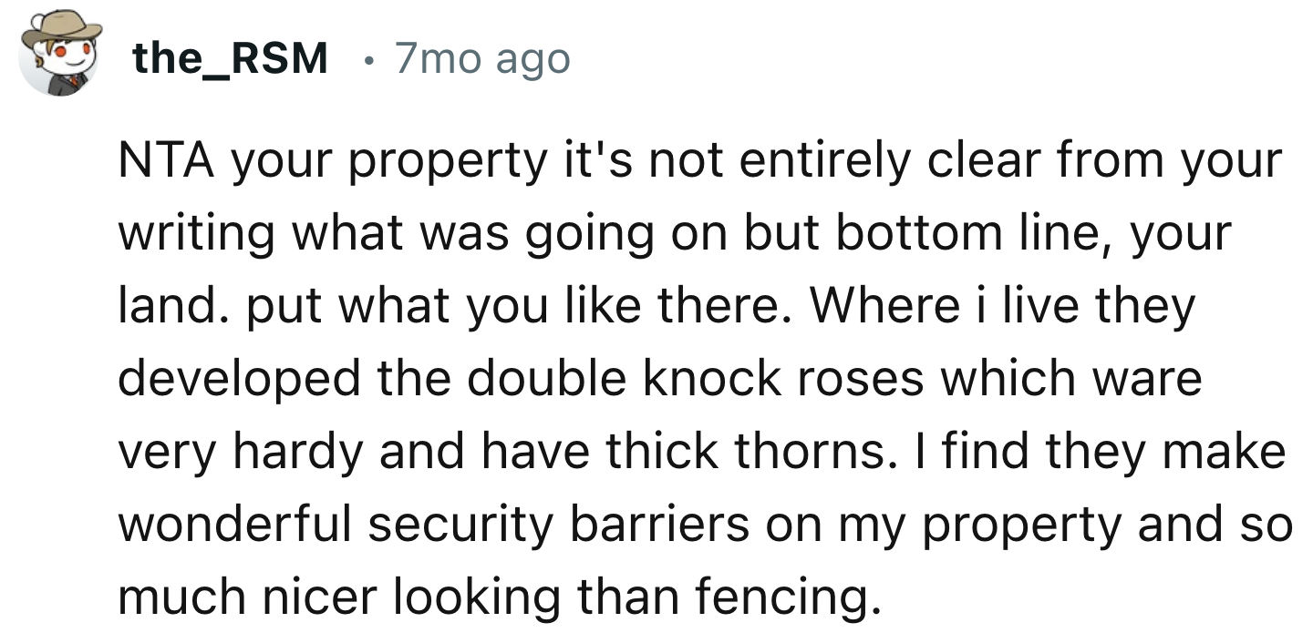 OP Should Be Free To Put Whatever They Like On Their Property