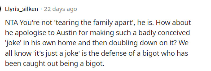 A joke is something that is meant to make people laugh, but everyone just uses it as an insult cover-up nowadays.