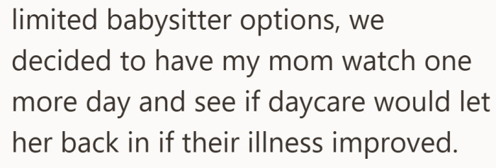 Even with their worries, the couple felt they had little choice but to continue for one more day.