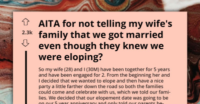 Newlyweds Labeled "Ungrateful" and "Disrespectful" by Their Families for Choosing to Elope