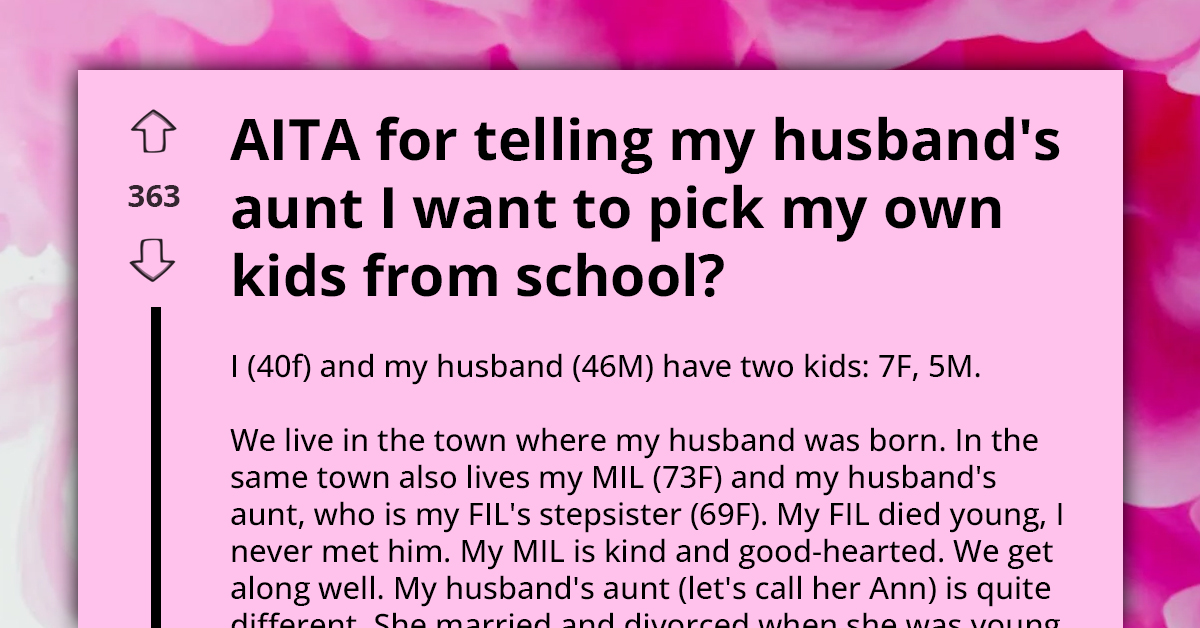 Mom Of Two Unsettled By Aunt's Behavior With Kids, Redditors Fear Aunt Aims To Replace Her