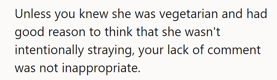 No veggie telepathy? No problem. NTA.