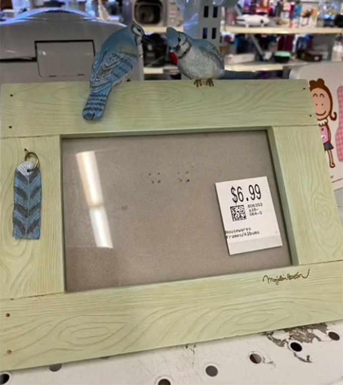 5. A very pricey picture frame