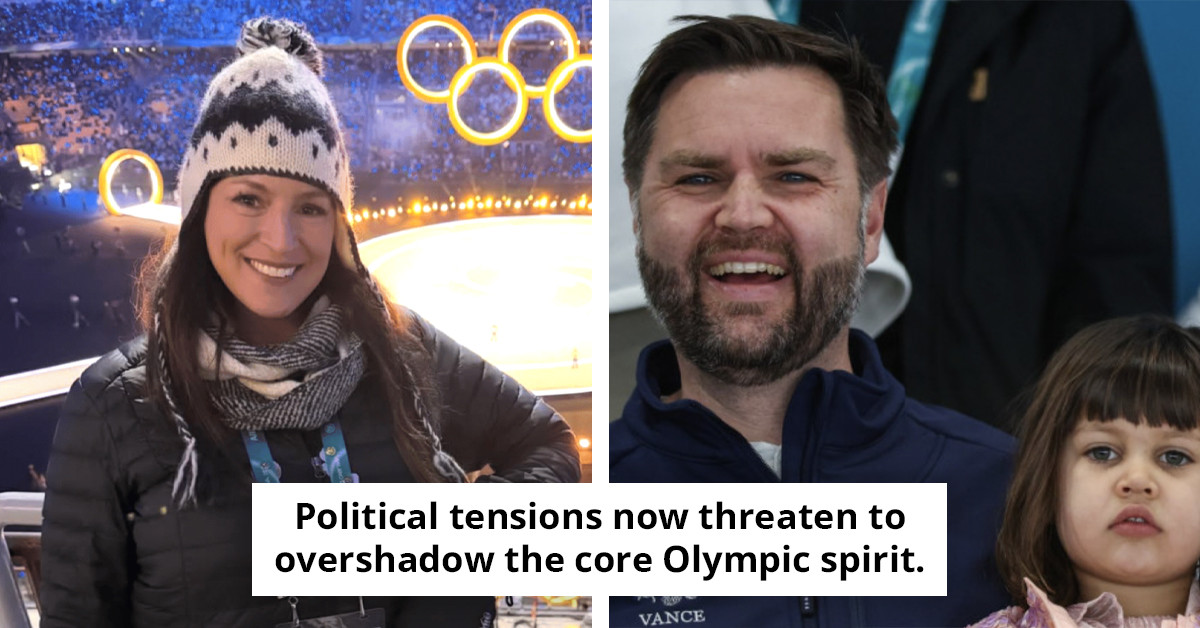 Former ESPN personality shares her discomfort sitting beside JD Vance at the Winter Olympics