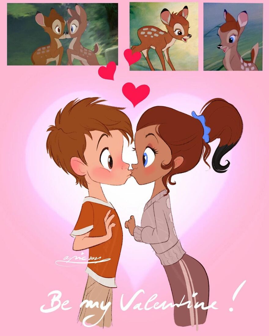 15. Faline and Bambi