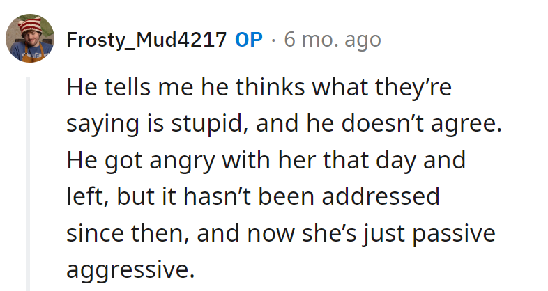 He deems their comments 