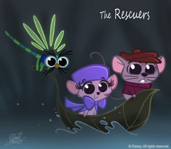46. The Chibi Style Version of The Rescuers