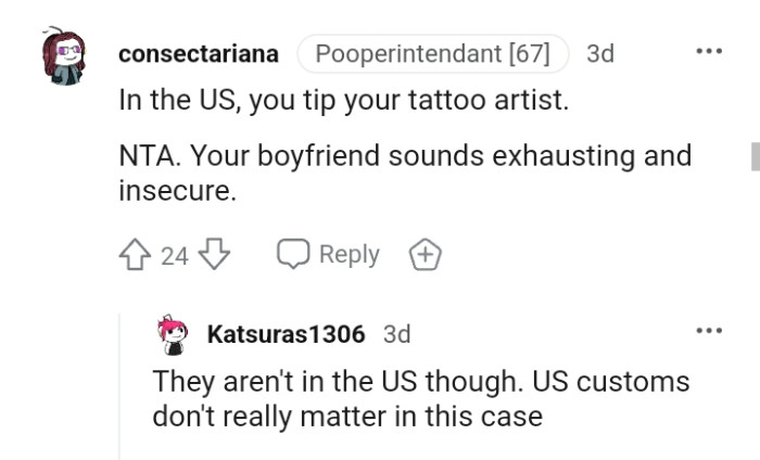 OP's boyfriend sounds exhausting and insecure.