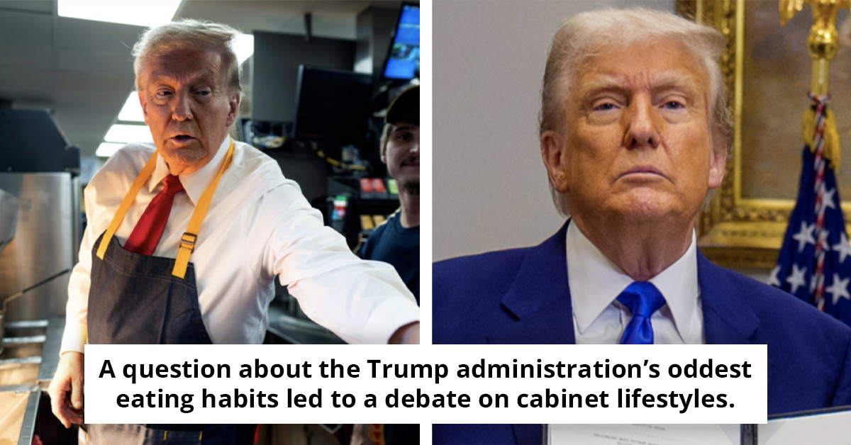 RFK Jr. questions how Trump remains healthy, criticizing the president's 'poor' eating habits.