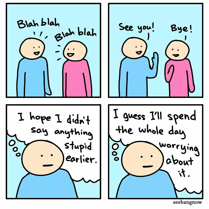 3. People with social anxiety can definitely relate!